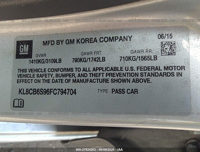 KL8CB6S96FC794704