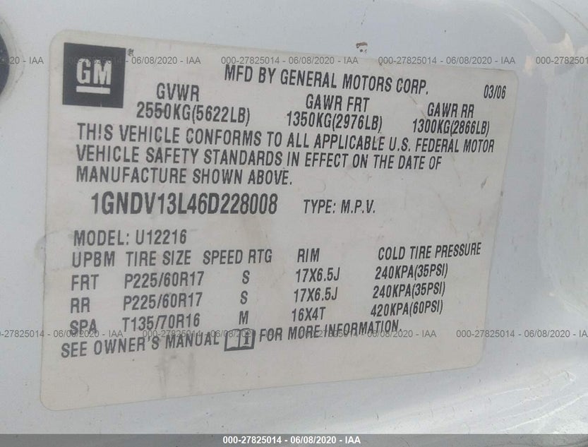 1GNDV13L46D228008