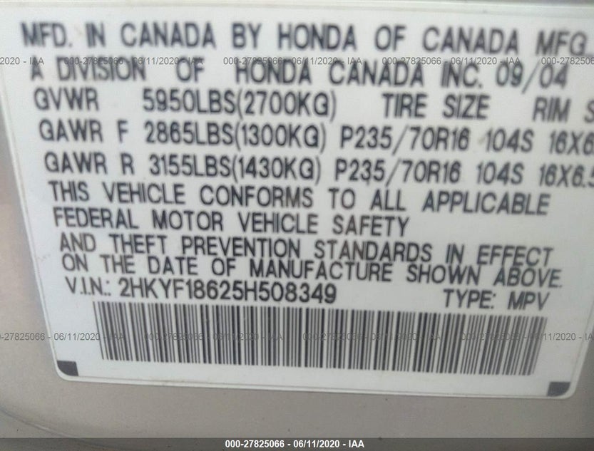 2HKYF18625H508349