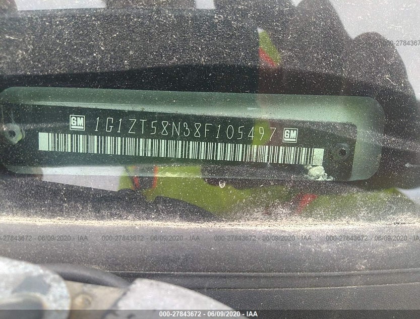 1G1ZT58N38F105497