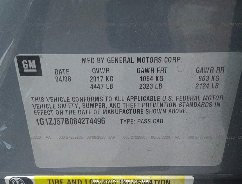 1G1ZJ57B084274496