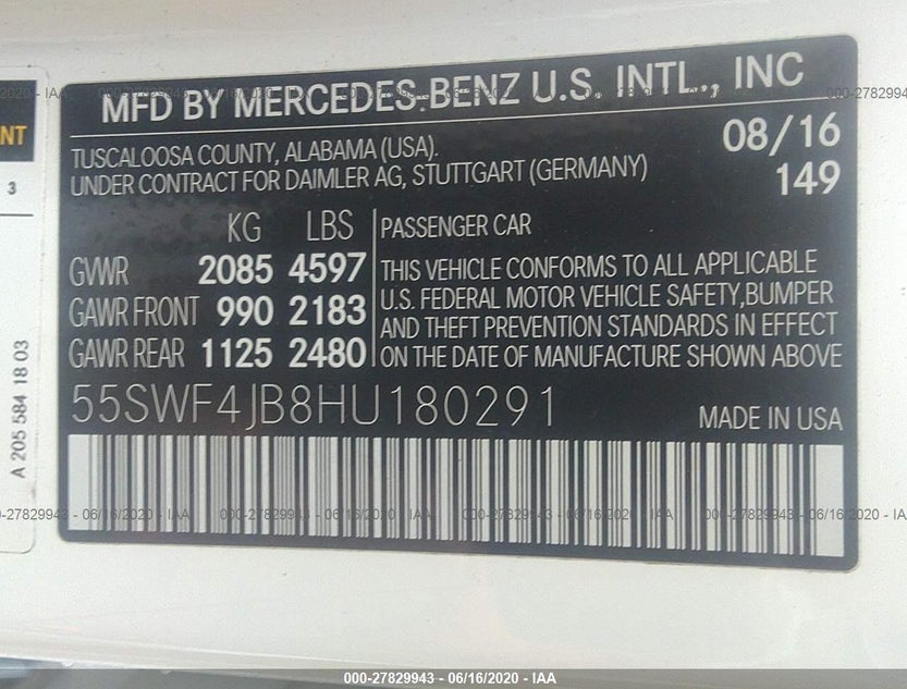 55SWF4JB8HU180291