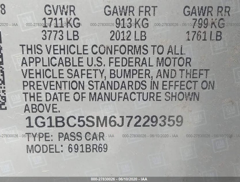 1G1BC5SM6J7229359