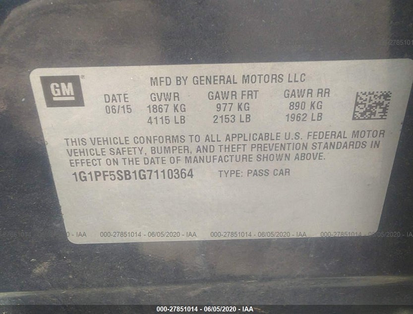 1G1PF5SB1G7110364