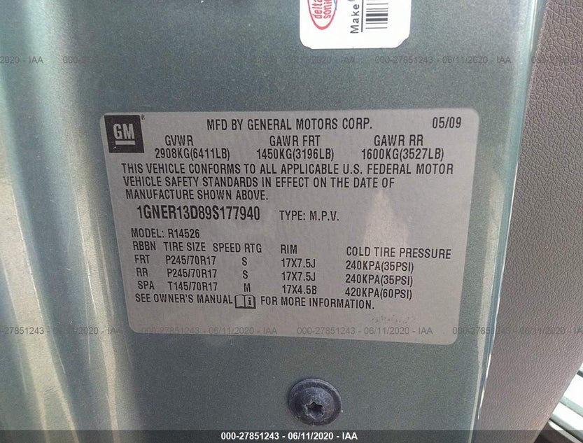 1GNER13D89S177940