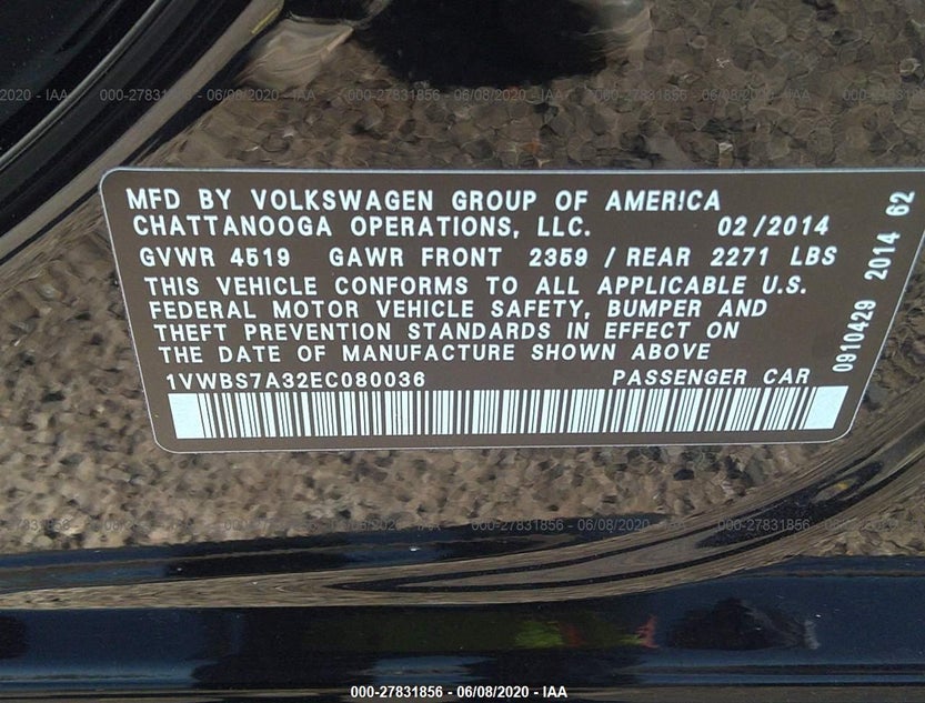 1VWBS7A32EC080036