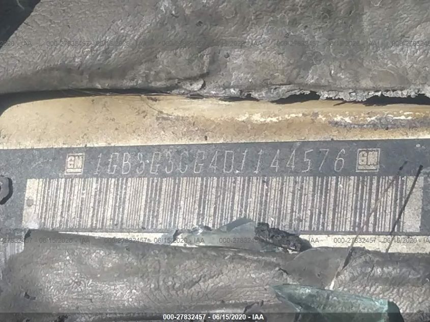 2013 Chevrolet Express Cutaway Work Van VIN: 1GB3G3CG4D1144576 Lot: 27832457