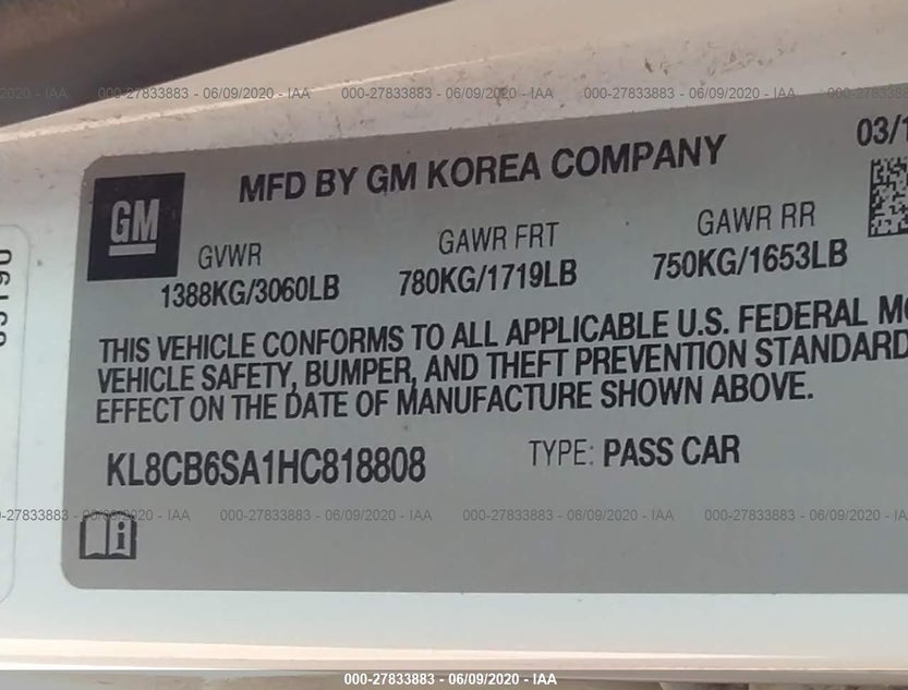 KL8CB6SA1HC818808
