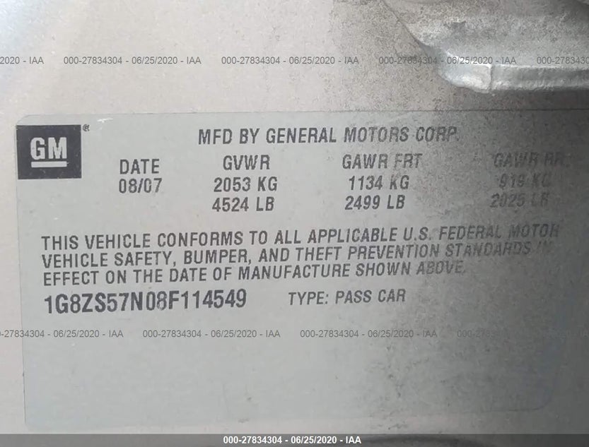 1G8ZS57N08F114549