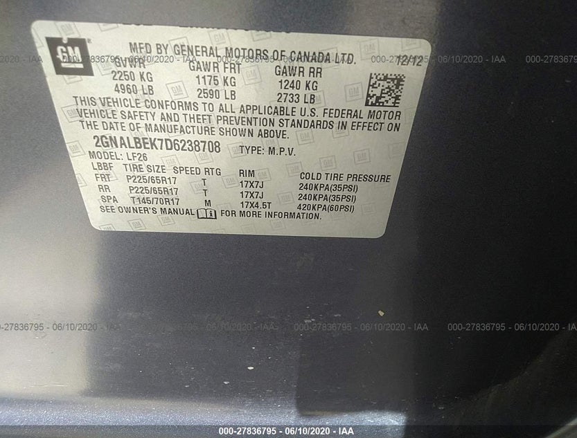 2GNALBEK7D6238708