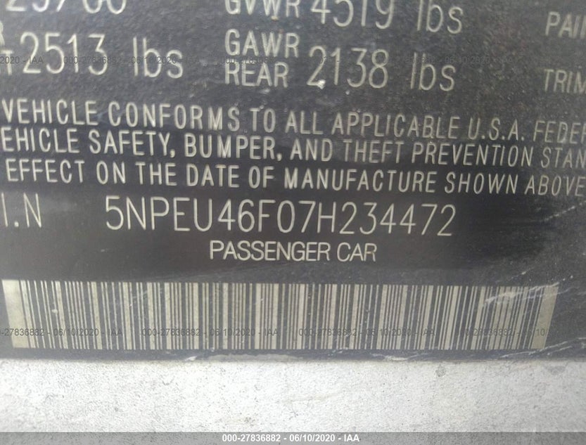5NPEU46F07H234472