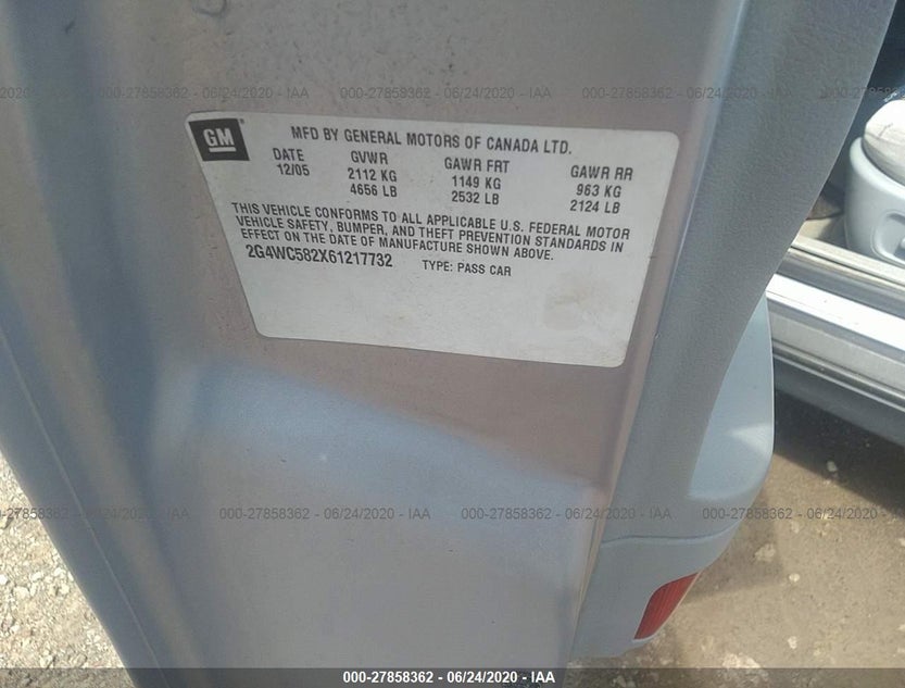 2G4WC582X61217732