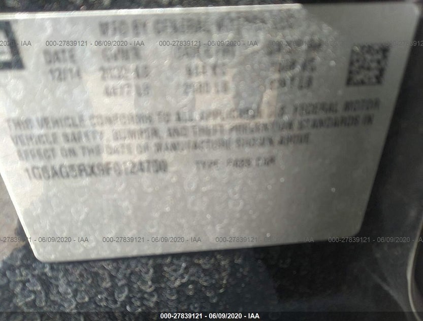 1G6AG5RX9F0124700