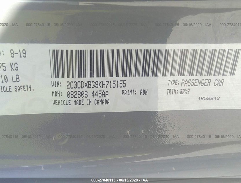 2C3CDXBG9KH715155