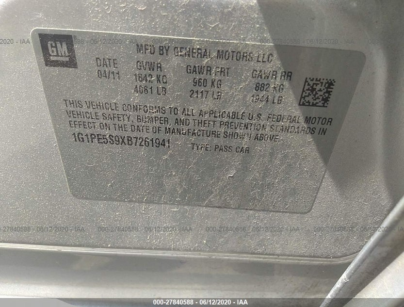 1G1PE5S9XB7261941