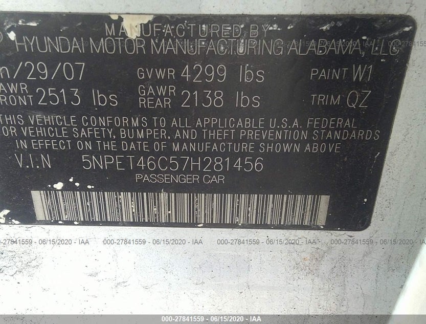 5NPET46C57H281456