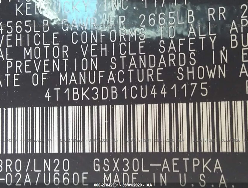4T1BK3DB1CU441175