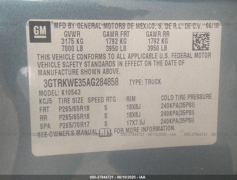 3GTRKWE35AG284858