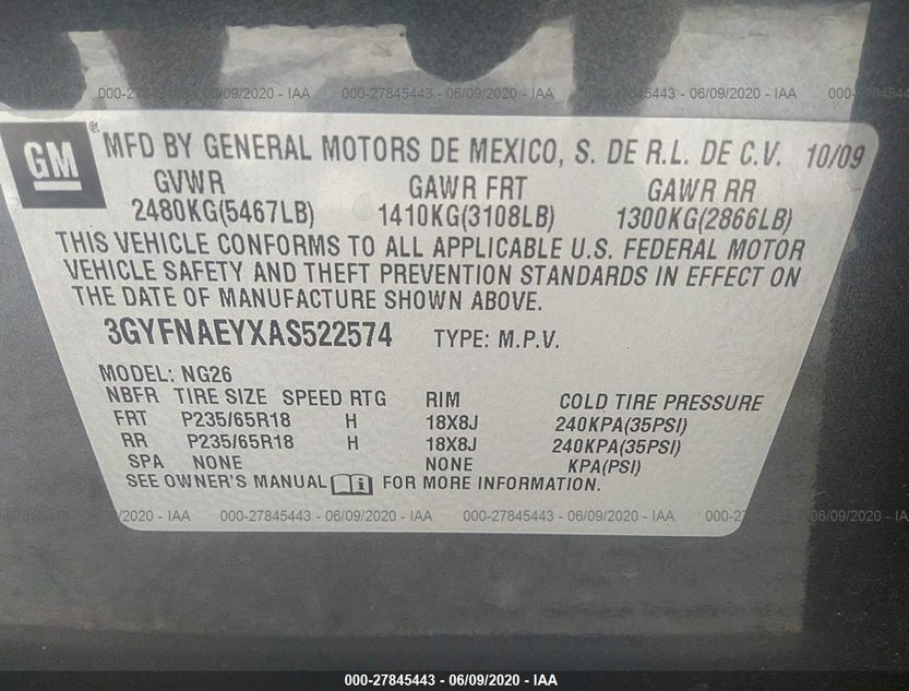 3GYFNAEYXAS522574