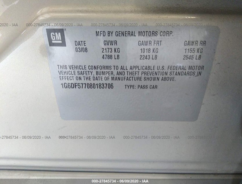 1G6DF577080183706