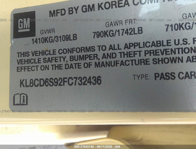 KL8CD6S92FC732436