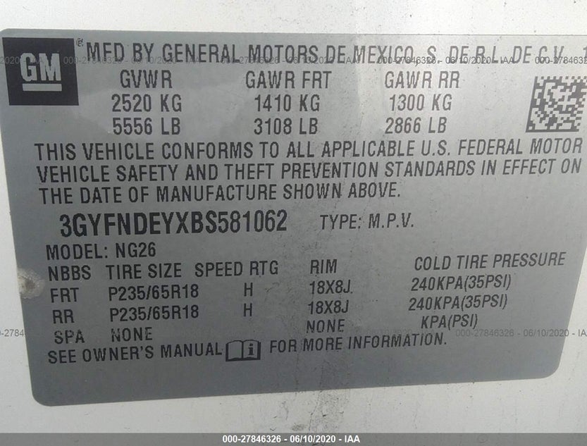 3GYFNDEYXBS581062