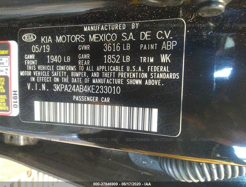 3KPA24AB4KE233010
