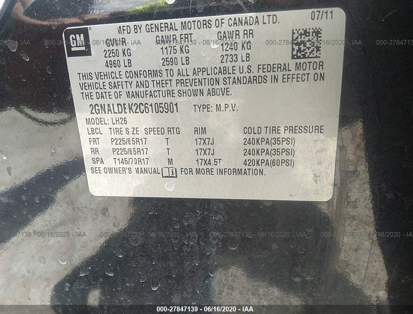 2GNALDEK2C6105901