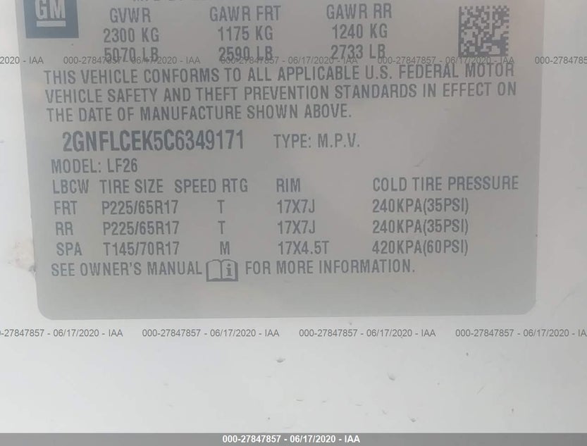 2GNFLCEK5C6349171