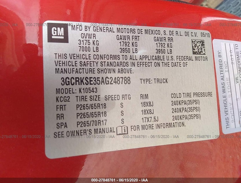 3GCRKSE35AG248788
