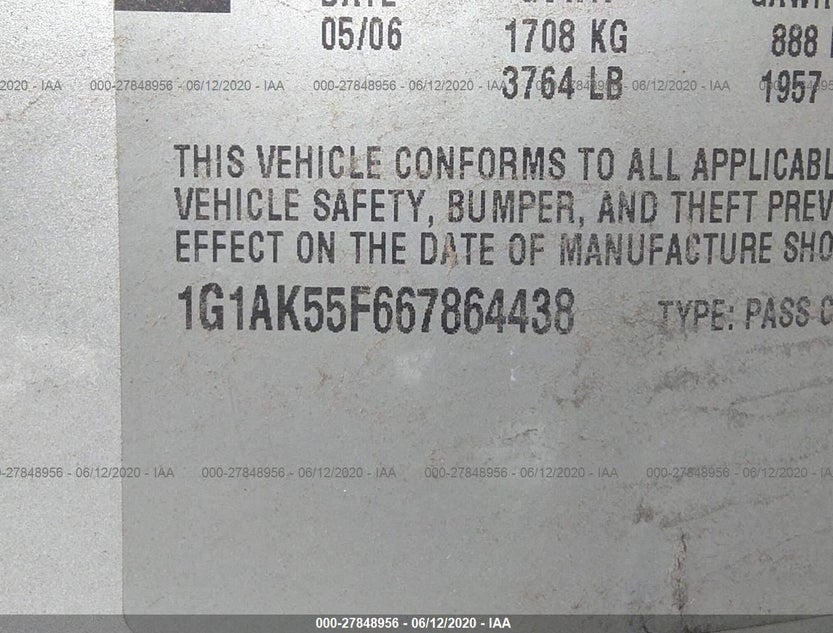 1G1AK55F667864438