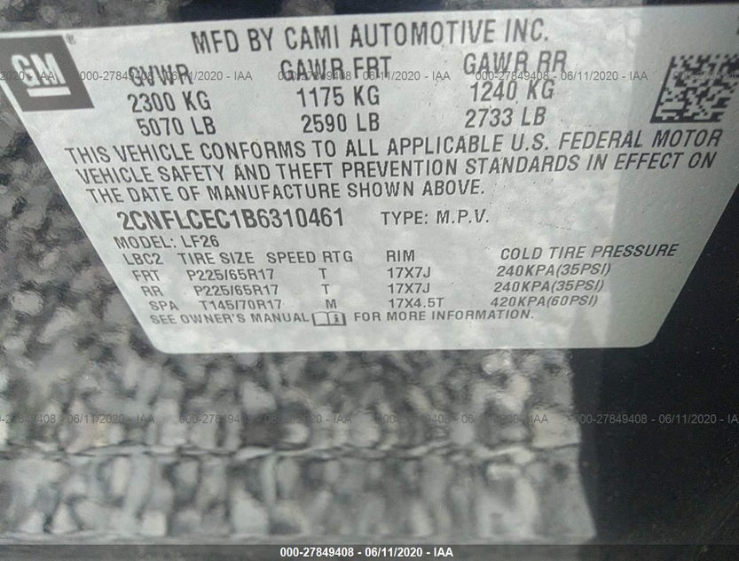 2CNFLCEC1B6310461