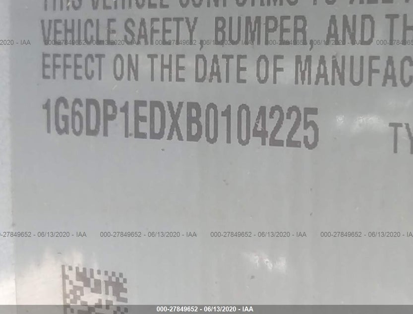 1G6DP1EDXB0104225