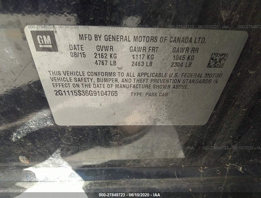2G1115S36G9104765