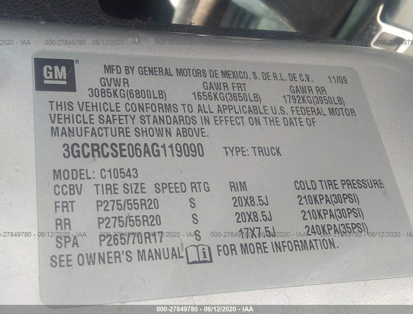 3GCRCSE06AG119090
