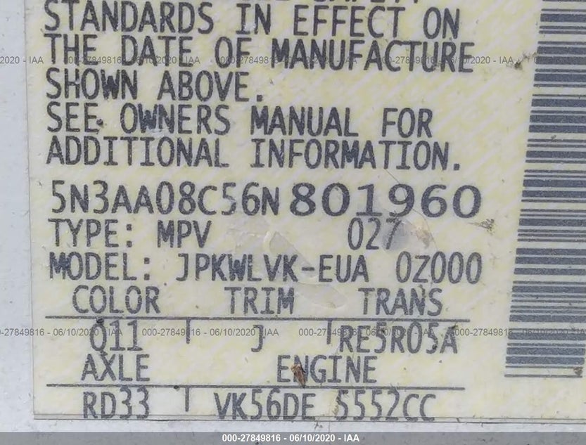 5N3AA08C56N801960