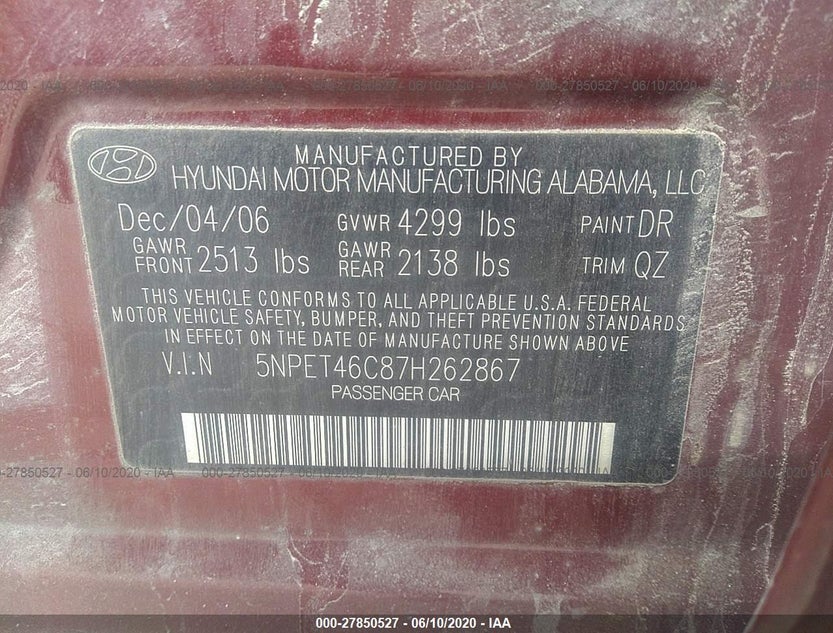 5NPET46C87H262867