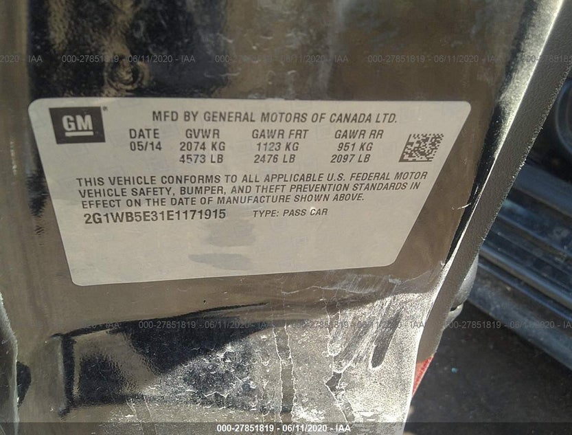 2G1WB5E31E1171915