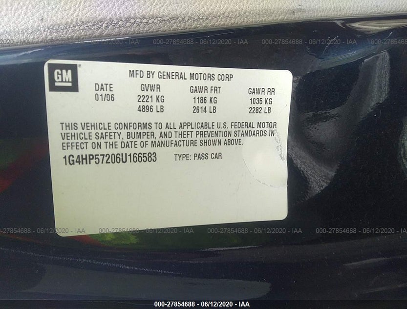 1G4HP57206U166583