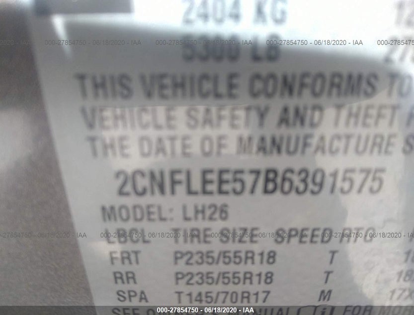 2CNFLEE57B6391575