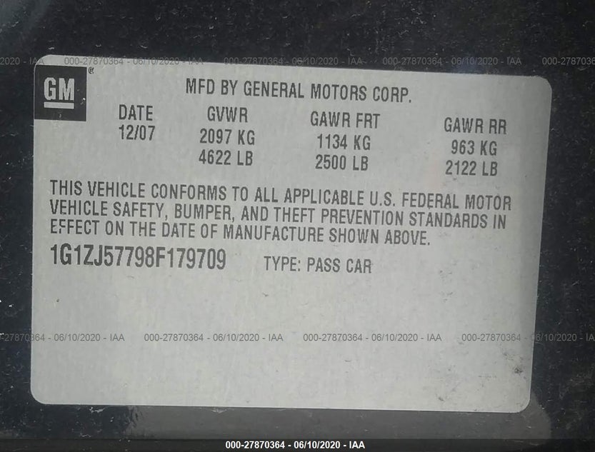 1G1ZJ57798F179709