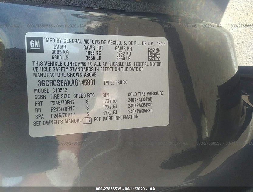 3GCRCSEAXAG145801