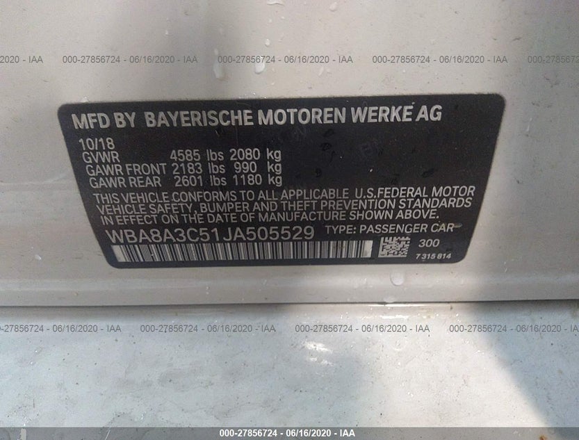 WBA8A3C51JA505529