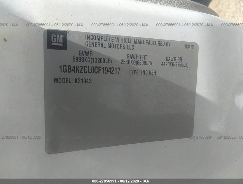 1GB4KZCL0CF194217