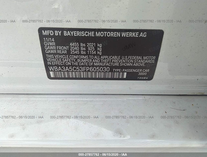 WBA3A5C53FP605030