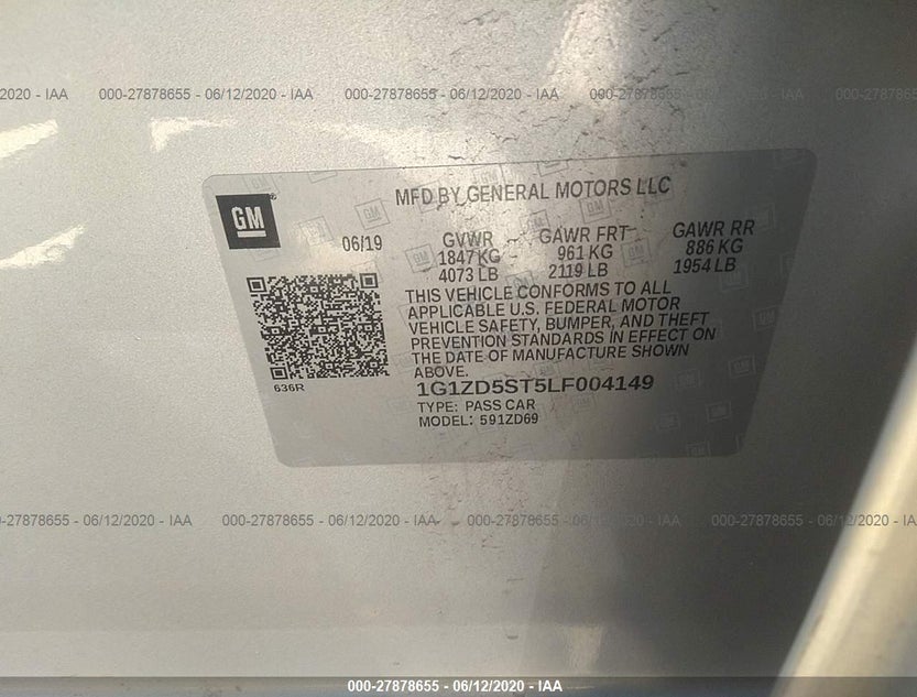 1G1ZD5ST5LF004149