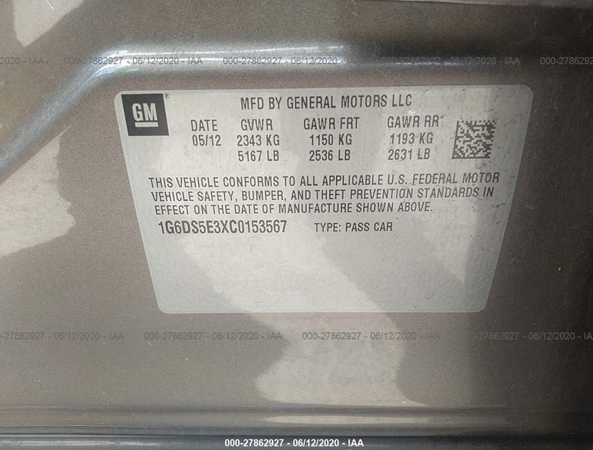 1G6DS5E3XC0153567