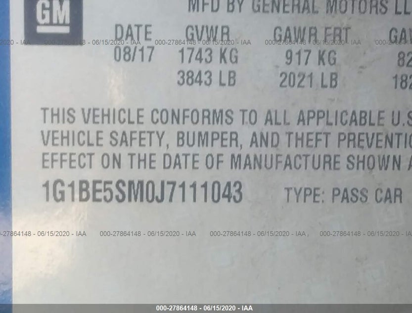 1G1BE5SM0J7111043