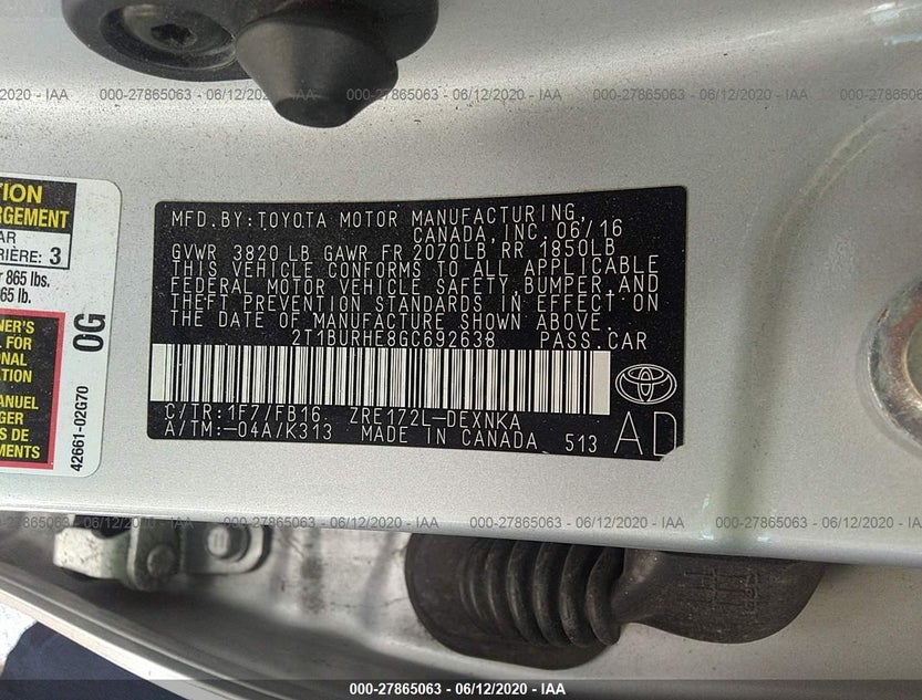 2T1BURHE8GC692638