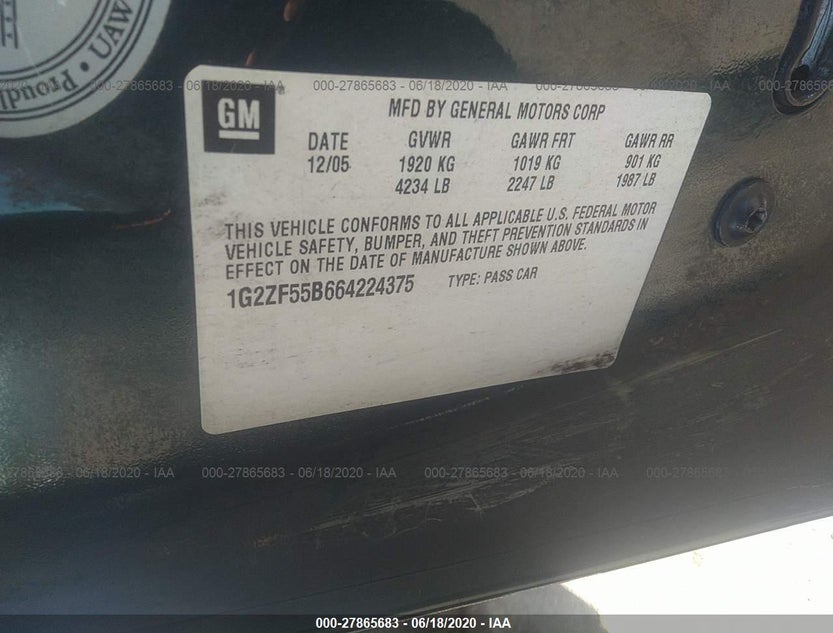 1G2ZF55B664224375